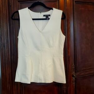 White house black market fit & flare top.